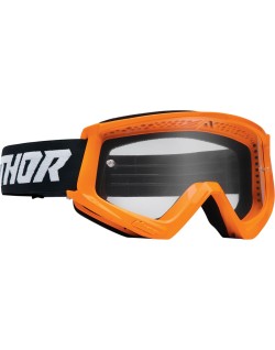 GOGGLE CMBT RCR YTH FLOR/BK