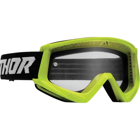 GOGGLE CMBT RCR YTH FLAC/BK