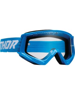 GOGGLE CMBT RACR YTH BL/WH