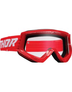GOGGLE CMBT RACR YTH RD/WH