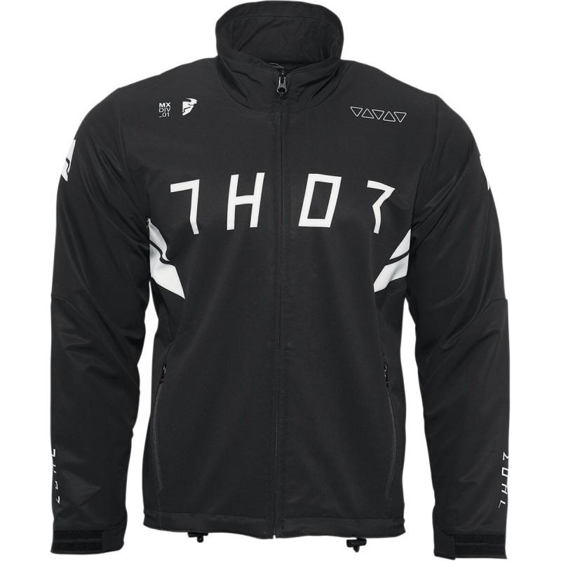 JACKET THOR WARMUP BK/WH 3X