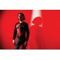 GLOVE SPECTRUM RED/WH XS