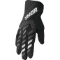 GLOVE WMN SPECTRUM BK/WH MD