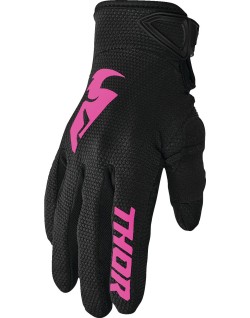 GLOVE WMN SECTOR BK/PK MD