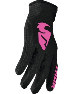 GLOVE WMN SECTOR BK/PK MD