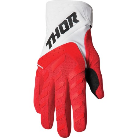 GLOVE SPECTRUM YT RD/WH LG