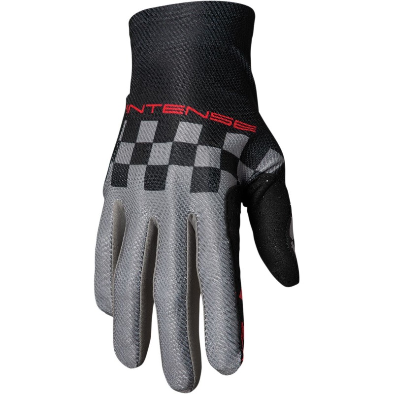 GLOVE INTENSE CHEX BK/GY SM