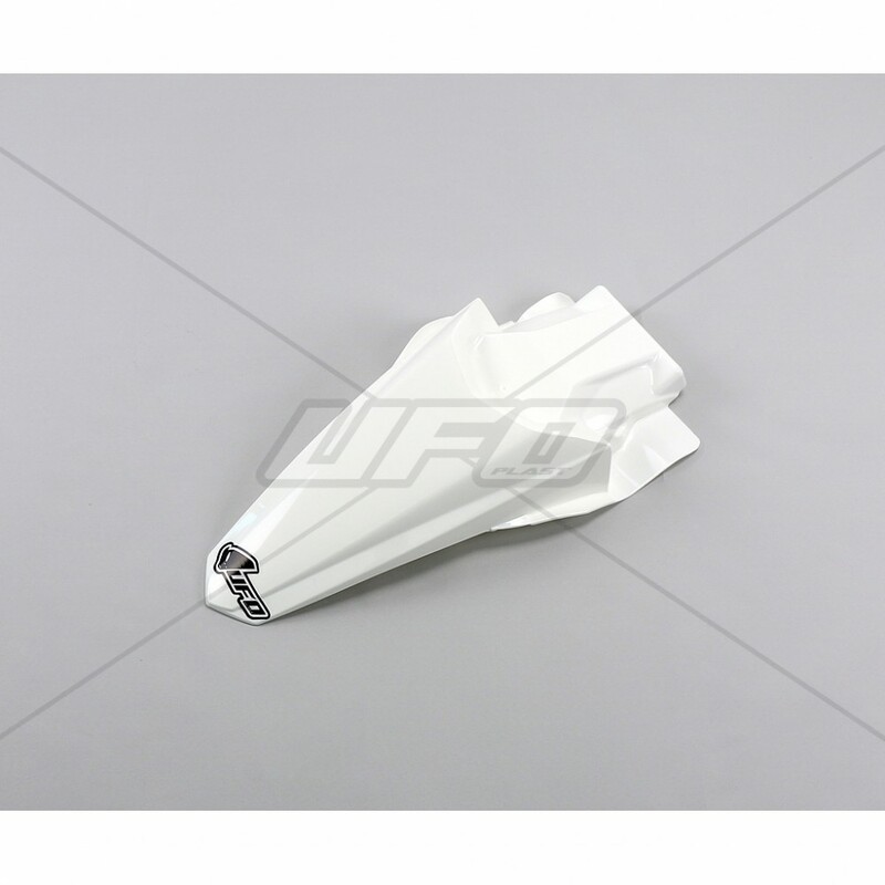 Garde-boue arrière UFO blanc Kawasaki KX85 Garde-boue arrière UFO blanc Kawasaki KX85