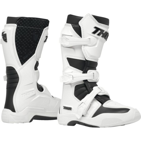 BOOT YTH BLITZ XR WH/BK 3