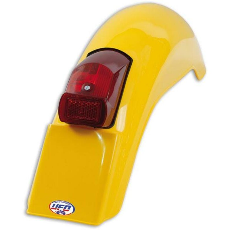 Garde-boue arrière + feu UFO Enduro jaune Garde-boue arrière + feu UFO Enduro jaune