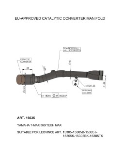 CAT CONV MANIFOLD YAMAHA