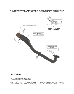 CAT CONV MANIFOLD YAM