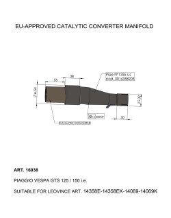 CAT CONV MANIFOLD VESPA