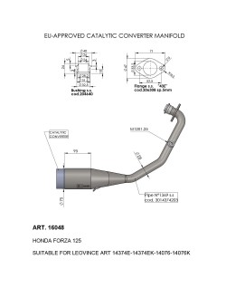 CAT CONV MANIFOLD HONDA