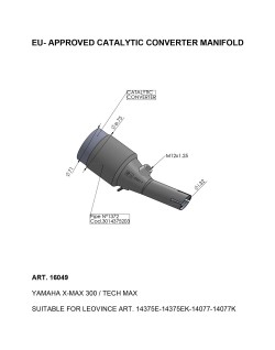 CAT CONV MANIFOLD YAM
