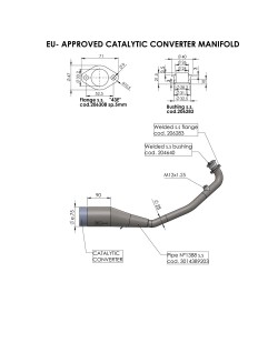 CAT CONV MANIFOLD HONDA