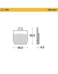 BRAKE PAD NITRO SPORT
