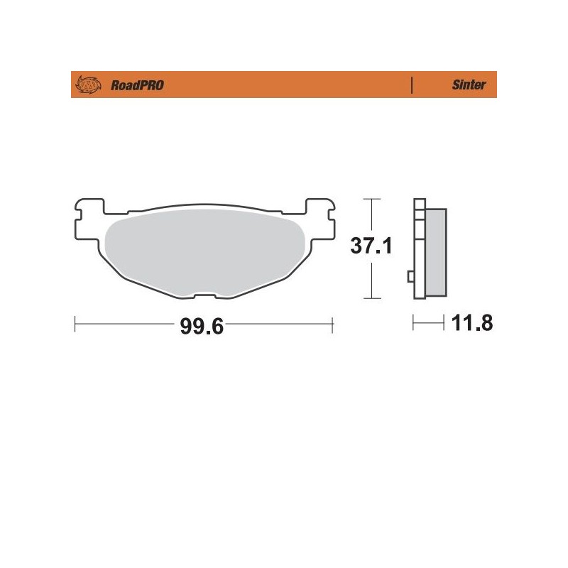 BRAKE PAD SCOOTER