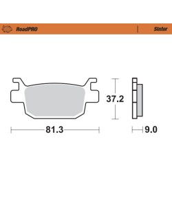 BRAKE PAD SCOOTER