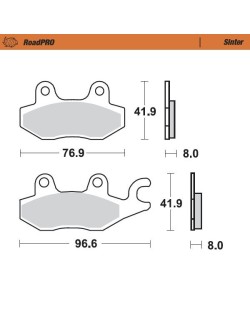 BRAKE PAD SCOOTER
