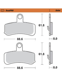 BRAKE PAD SINTER FRONT