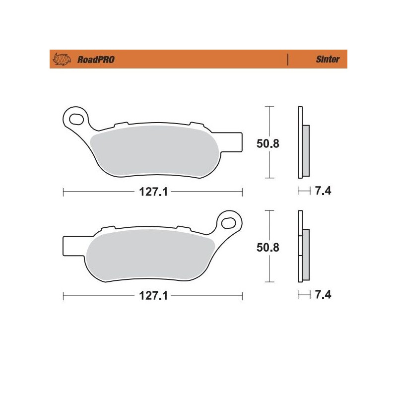 BRAKE PAD SINTER REAR