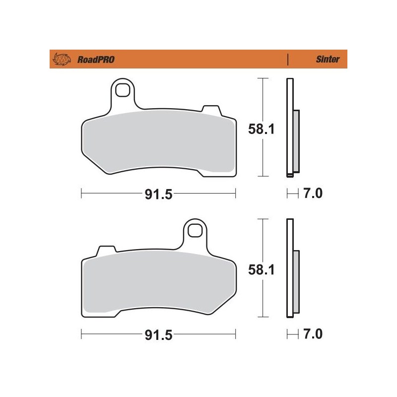 BRAKE PAD SINTER FRONT