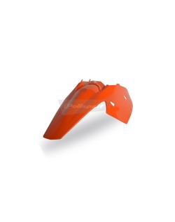 Garde-boue arrière + plaques latérales POLISPORT orange KTM