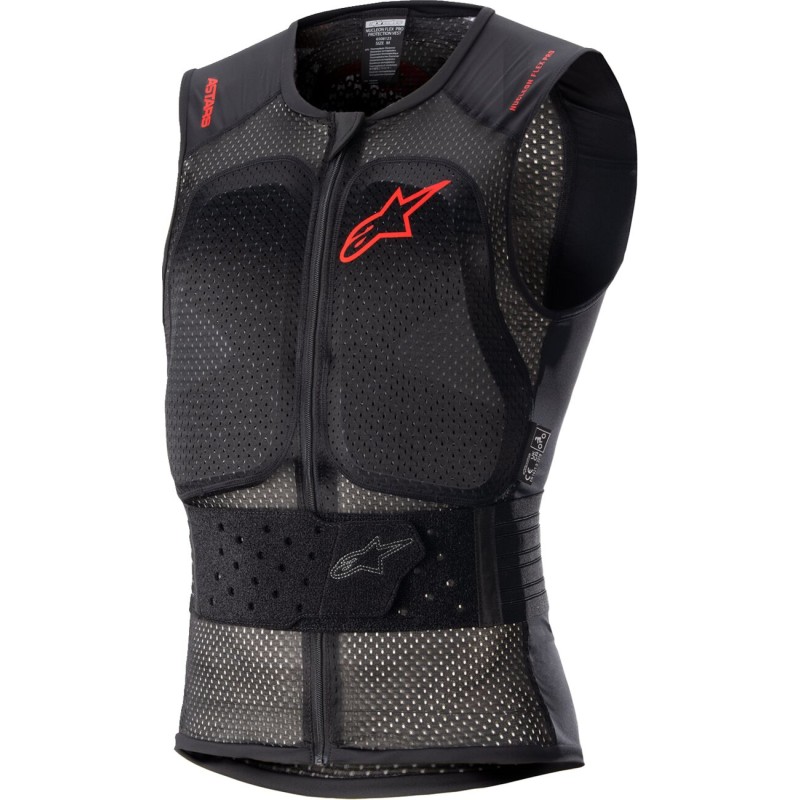 VEST NUC FLX PRO BK/RD M