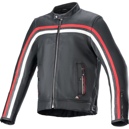 JACKET DYNO BLACK/RED XL