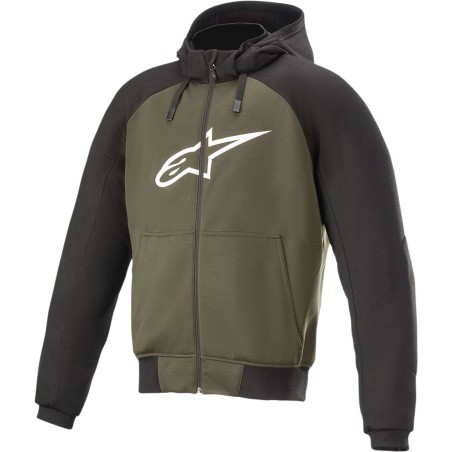 JACKET HOOD CHROME B/GN S