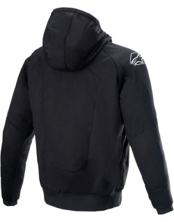 JACKET HOOD CHROME BK/RD 4X