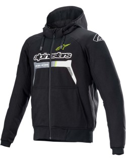 JACKET HOOD CHROME BK/YL L