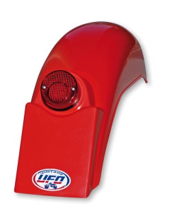 Garde-boue arrière + feu UFO blanc KTM/Beta