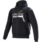 JACKET HOOD CHROME BK/YL 4X