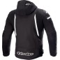 JACKET ZACA WP BLACK/WHITE M
