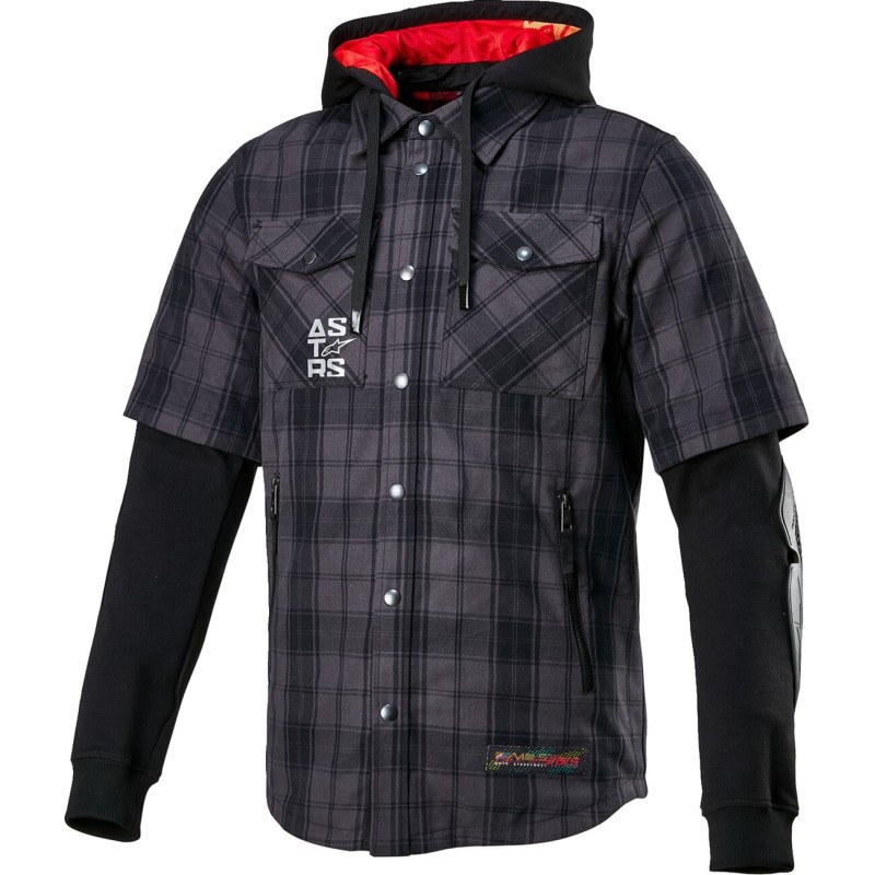 JACKET TARTAN SHIRT GY L
