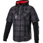 JACKET TARTAN SHIRT GY 3X