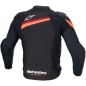 JACKET T-GP+R V4 BLACK/RED L