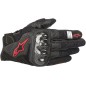 GLOVE SMX1 AIR V2 BK/R 2X