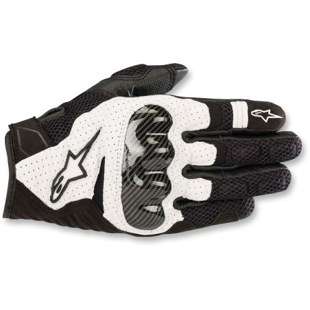 GLOVE SMX1 AIR V2 BLACK/WHT M