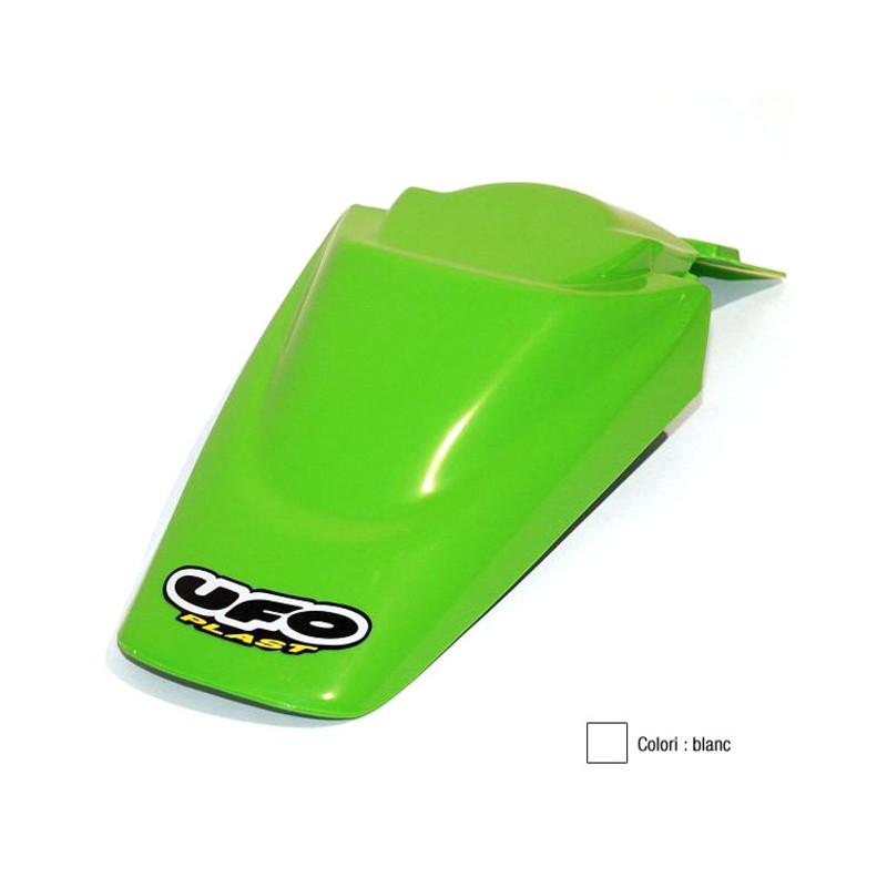 Garde-boue arrière UFO blanc Kawasaki KX65 Garde-boue arrière UFO blanc Kawasaki KX65