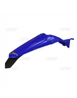 Garde-boue arrière + support de plaque avec feu UFO bleu Yamaha WR450F