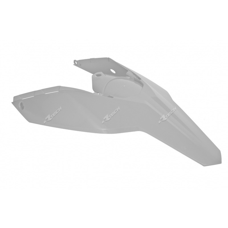 Garde-boue arrière + plaques latérales RACETECH blanc Husaberg TE250/300 Garde-boue arrière + plaques latérales RACETECH blanc Husaberg TE250/300