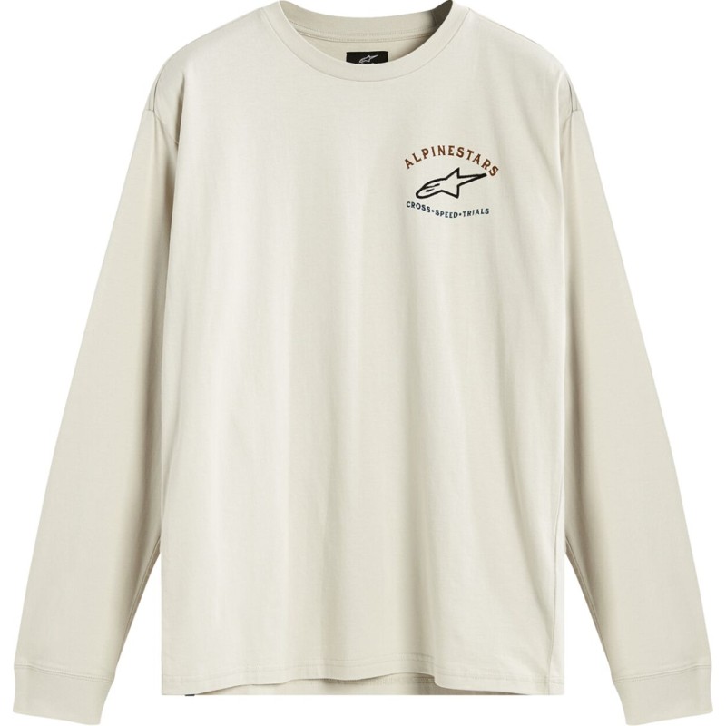 TEE LS FULL FACE WH XL