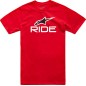 TEE RIDE 4.0 SS RD/WT/BK M