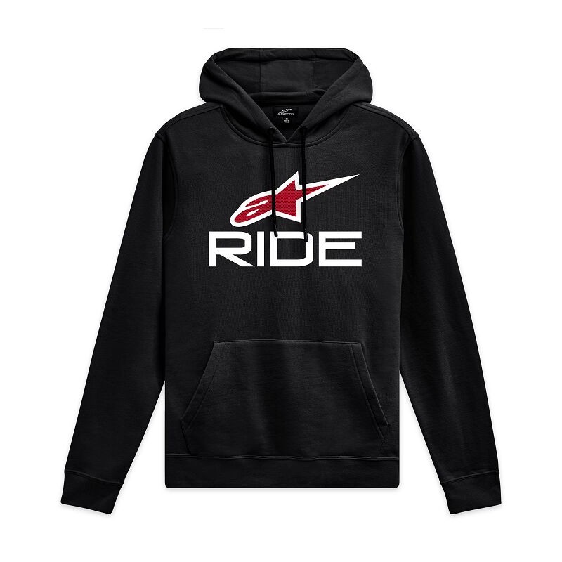 HOODIE RIDE 4 BK/W/RD S