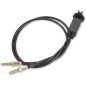 CHOKE CABLE DUAL 90 DEG.