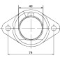 CARB FLANGE UNIVERSAL