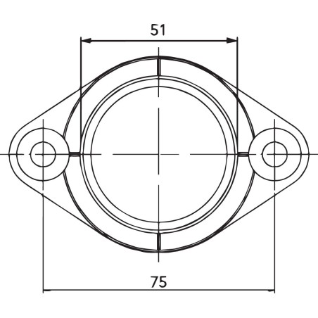 CARB FLANGE YAMAHA